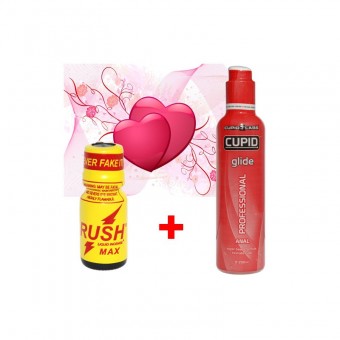 Cupid Glide Proffesional Anal + Poppers Rush